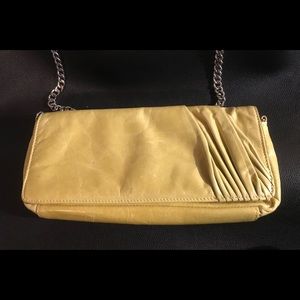 HOBO  International Bag Mustard Leather Clutch